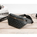 Estilo clássico e cor vintage Fanny Pack Unisex Black Water impermeável bolsa de cintura